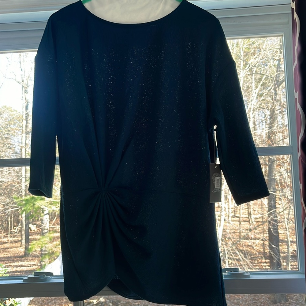 New with tags Vince Camaro navy blouse